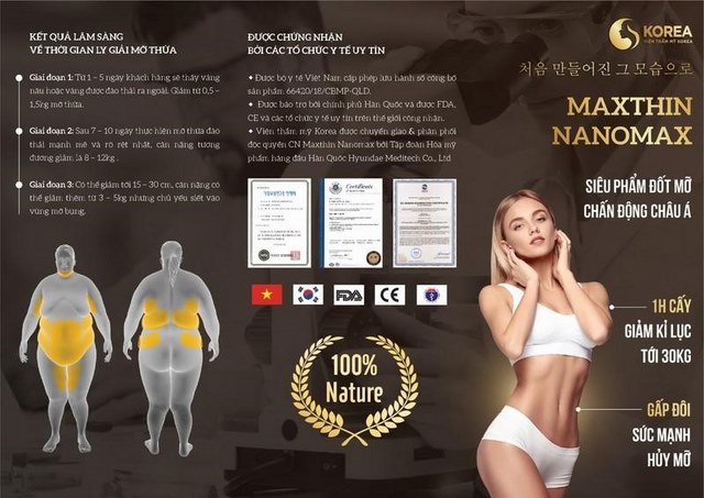 Giảm béo Max Thin Nanomax được ký kết chuyển giao độc quyền tại VTM Korea