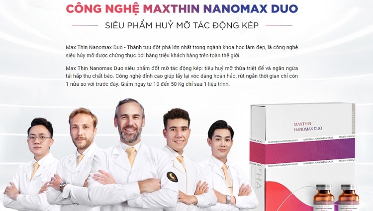 Sự thật đằng sau công nghệ giảm béo Max Thin Nanomax Duo